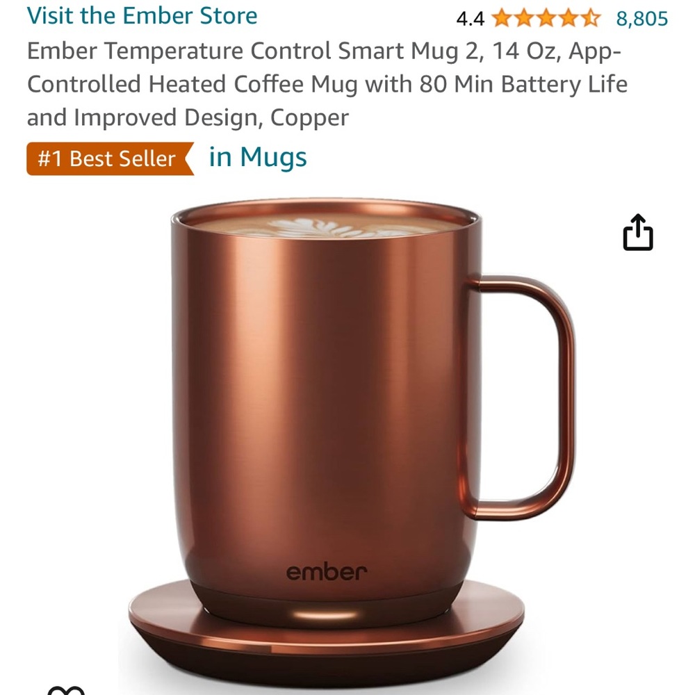 14 oz Copper Ember mug